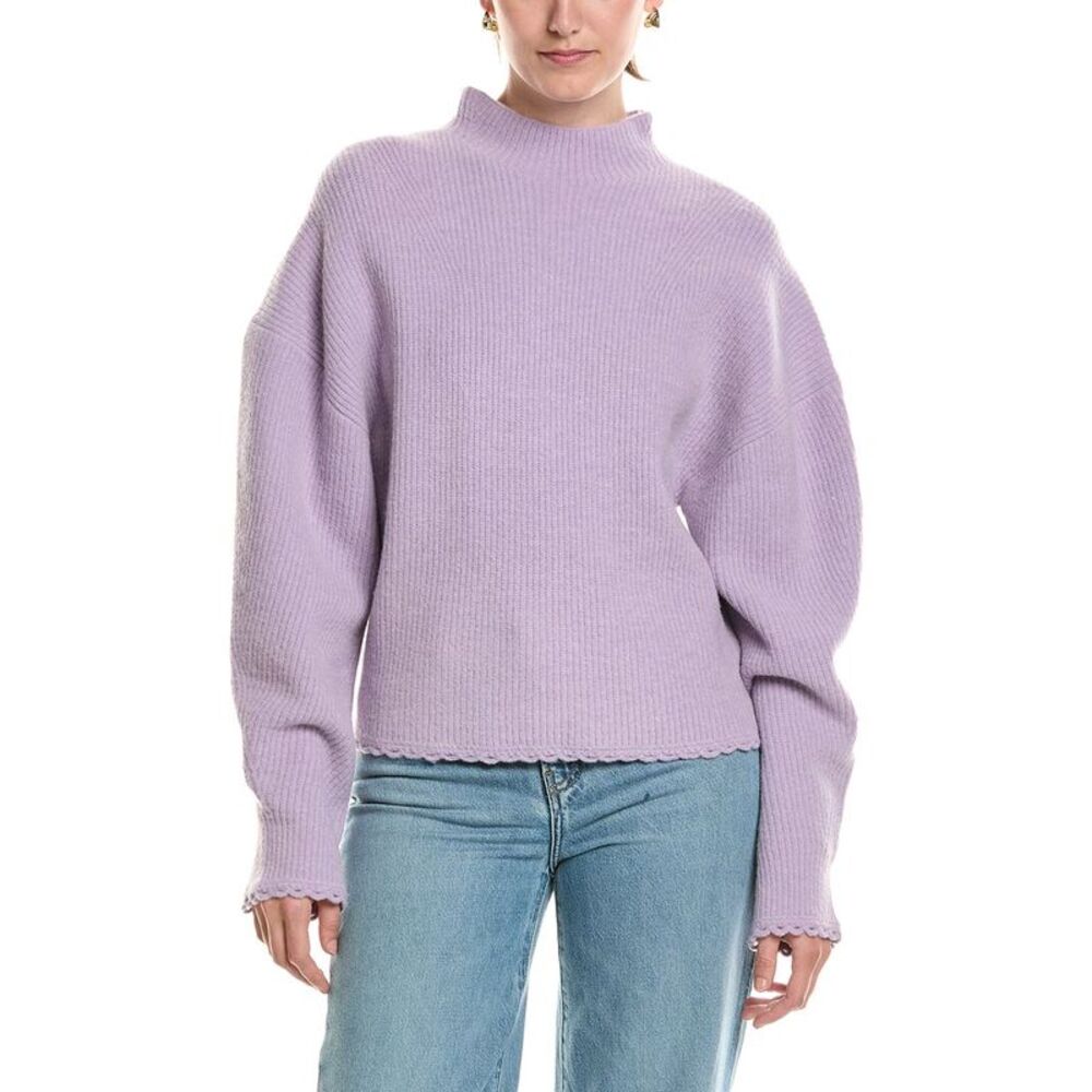 3.1 Phillip Lim Womens Wool- & Alpaca-Blend Top